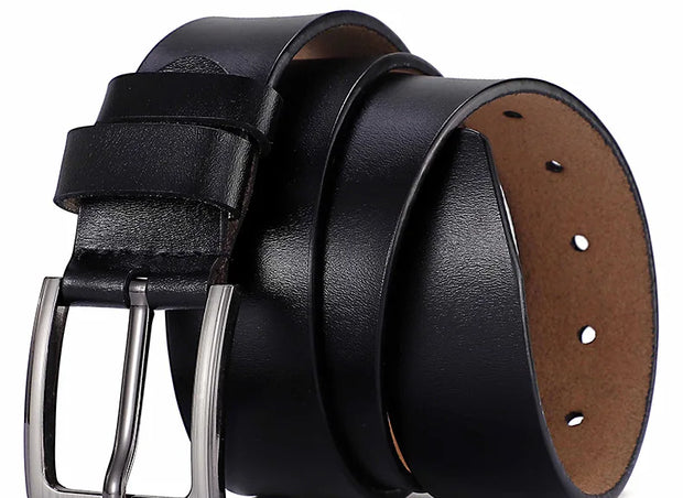 Plus Size 105 110 120 130 140 150 160 170cm Belt for Men Women Genuine leather Alloy Metal Pin Buckle Waist Betls Straps 2023