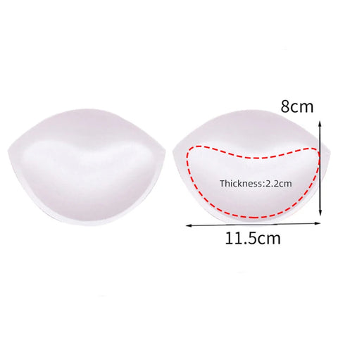 1/2/3 Pair Yoga Clothing Push Up Bra Padding Chest Enhancers Bra Foam Insert Chest Cup Intimates Accessories Sponge Bra Pads