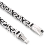 8mm Singular Byzantine Chain Bracelet & Necklace - Stainless Steel 316L - KB170399-KJX