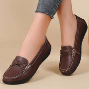 Woman Shoes 2025 New Soft Leather Flat Shoes Women's Loafers Flats Casual Shoes Women Footwear Female White Zapatos De Mujer