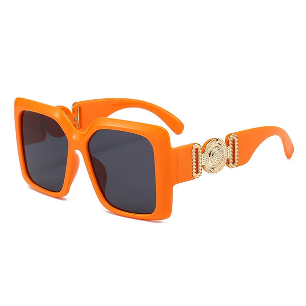 INS Popular Square Sunglasses Women Luxury Retro Brand Men Trending Travel Sun Glasses Female Shades UV400 Oculus