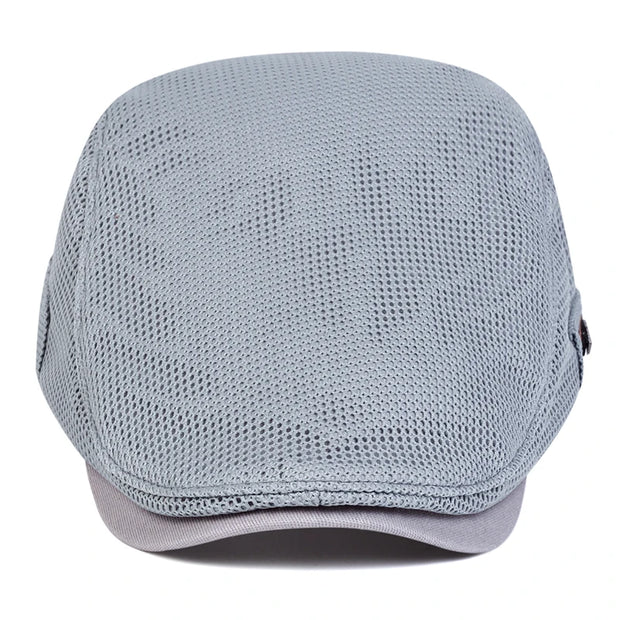 Men NEW York Label Mesh Breathability Newsboy Caps British Painters Hats Spring and Summer Flat Cap Hip Hop Berets Hat